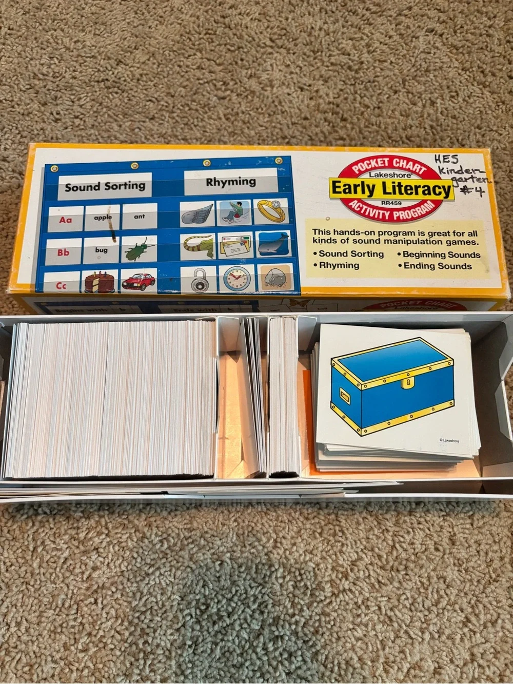 Lakeshore Early Literacy Sound Sorting & Rhyming Activity Set - Yellow